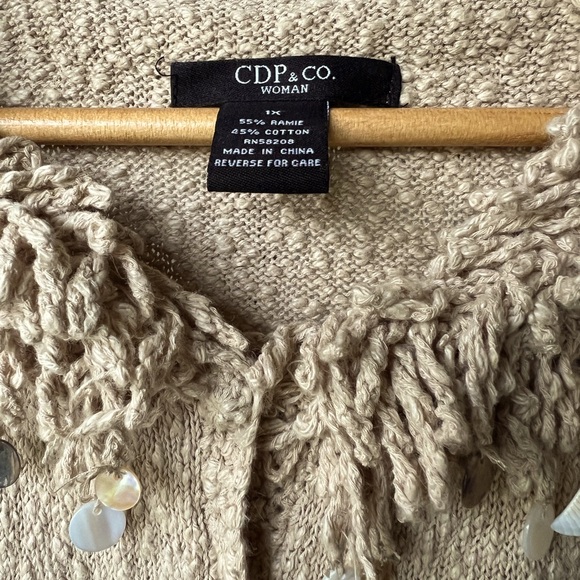 CDP & Co Attitude Long-Sleeve Cardigan Sweater - Picture 7 of 9